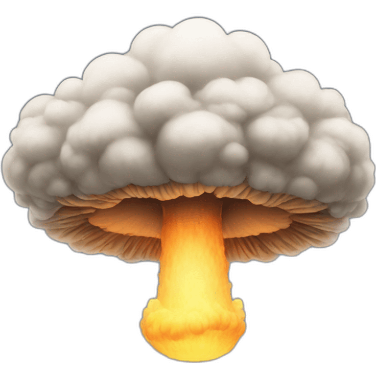 Mushroom cloud emoji