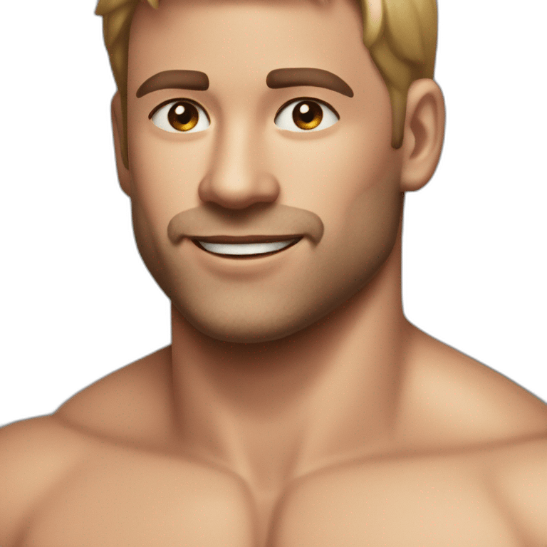 Gay-Man-shirtless emoji