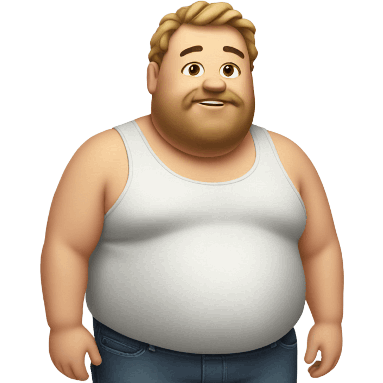 fat guy emoji