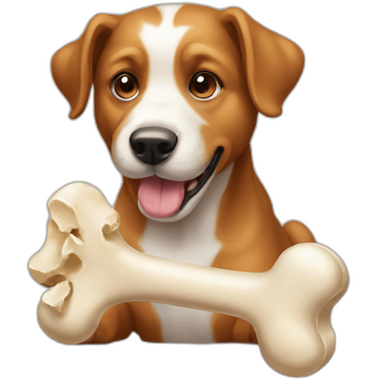 dog with bone emoji