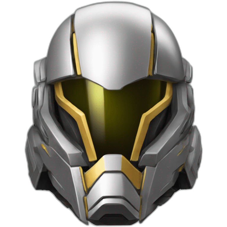 futuristic Galactic Vanguard Helmet armored emoji