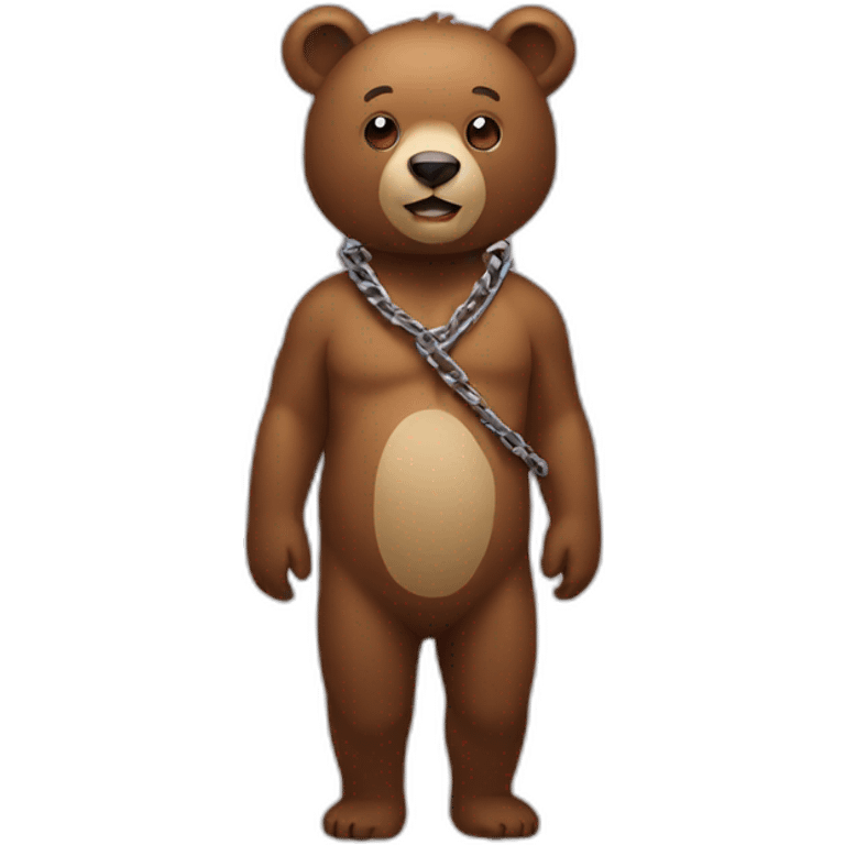 bear-chain emoji