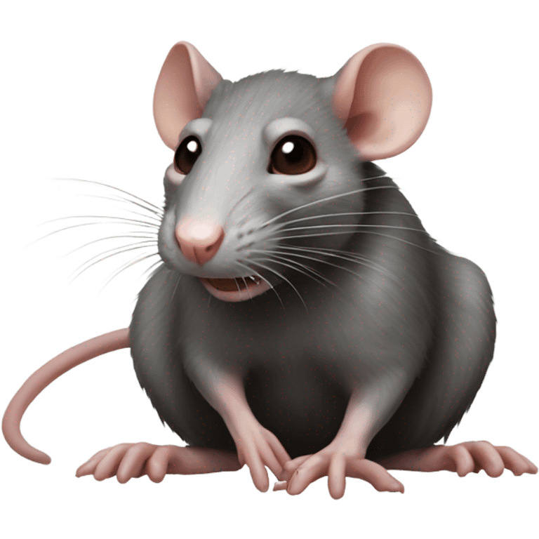 realistic rat scab from harry potter emoji