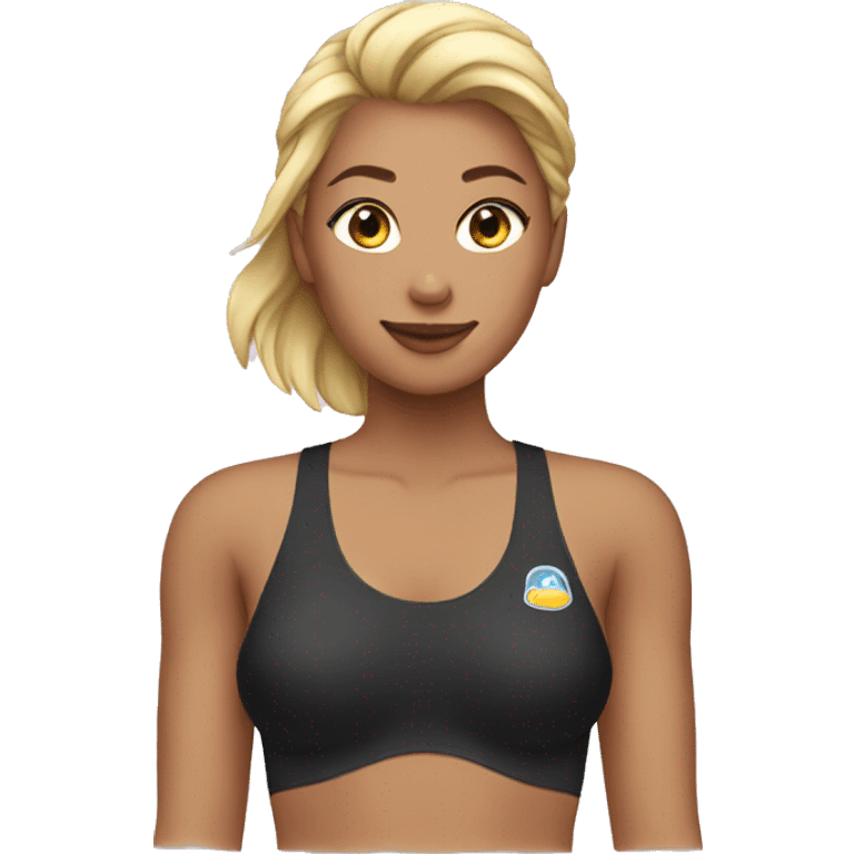 Femme maillot emoji