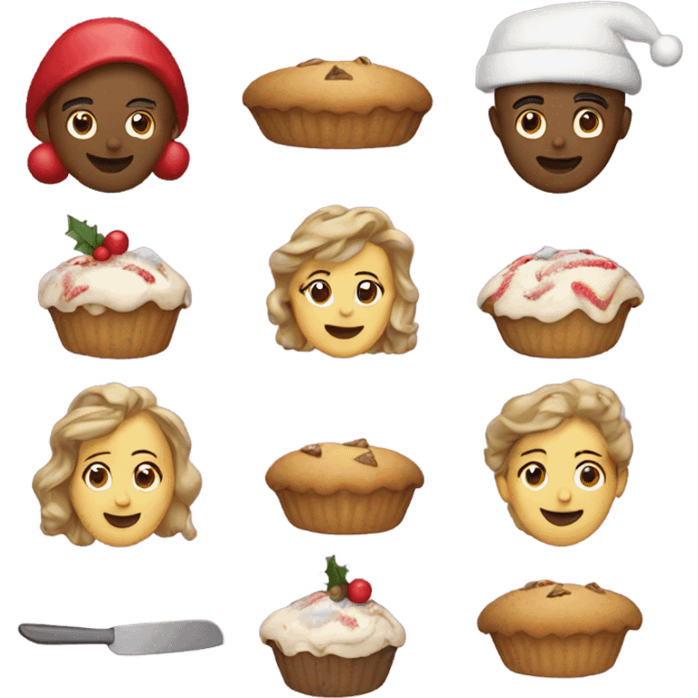 Christmas baking  emoji