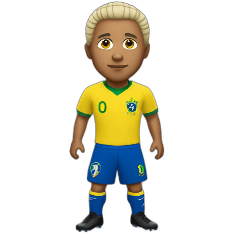 Roberto Carlos wearing yellow Brazil jersey emoji