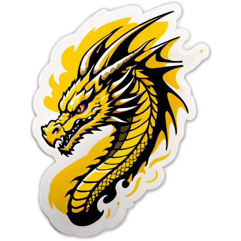 Yellow Dragon  emoji