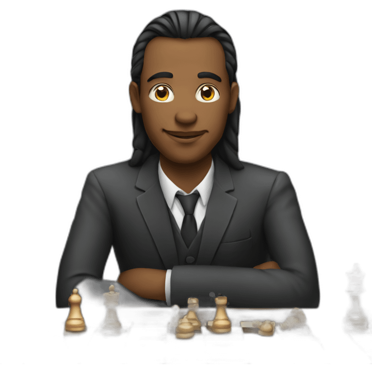 A chess player emoji