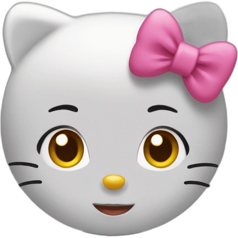 Face Hello kitty emoji