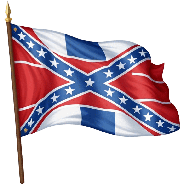 American south confederate battle flag emoji