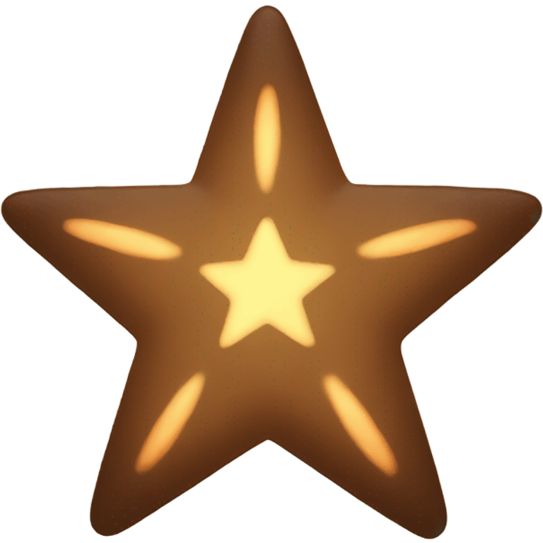 brown star emoji