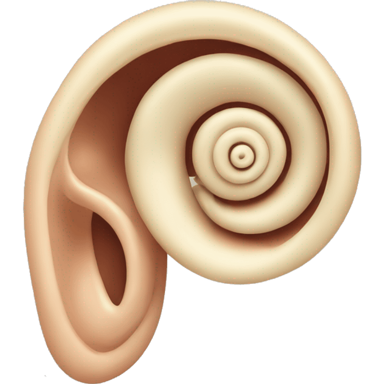 cochlea and inner ear emoji