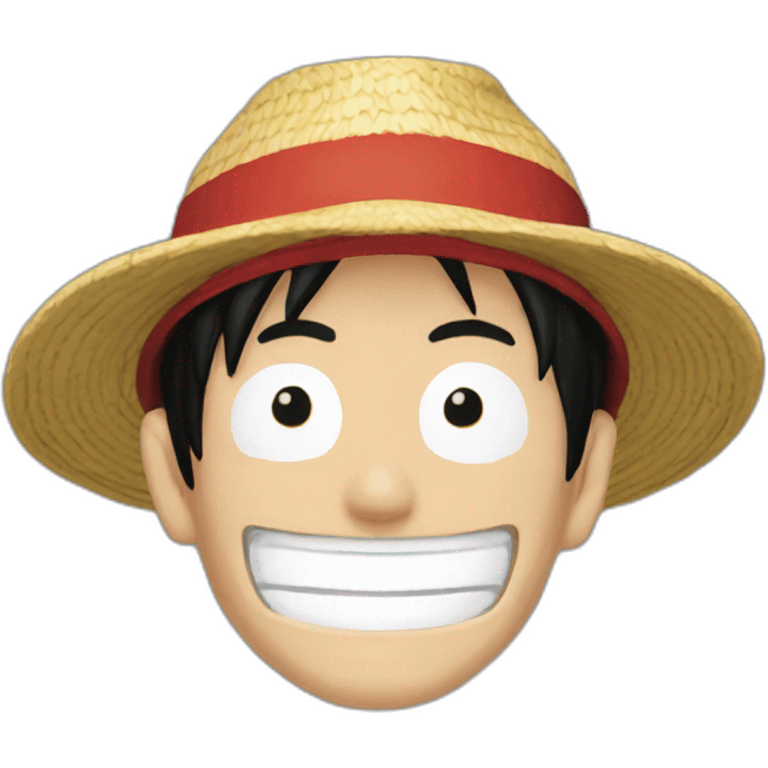 Luffy hat emoji