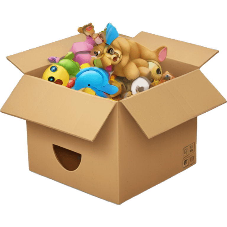 box full of toys emoji