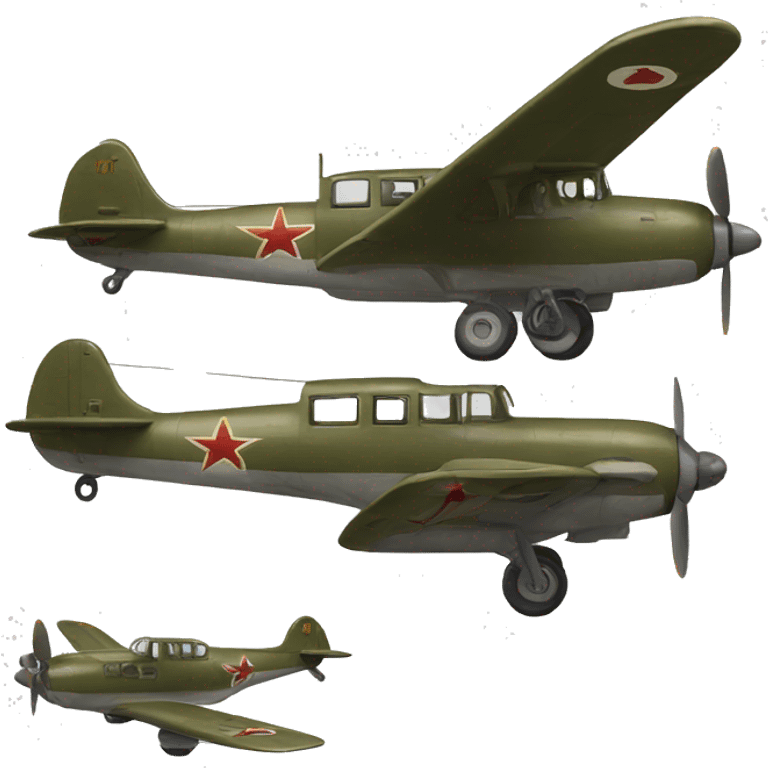 ww2 airplane ussr emoji