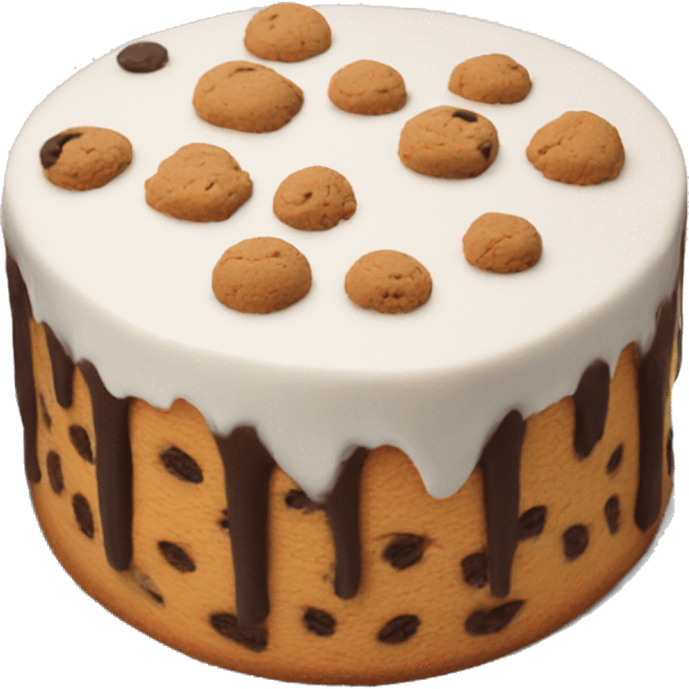 Cookie ice cream cake emoji