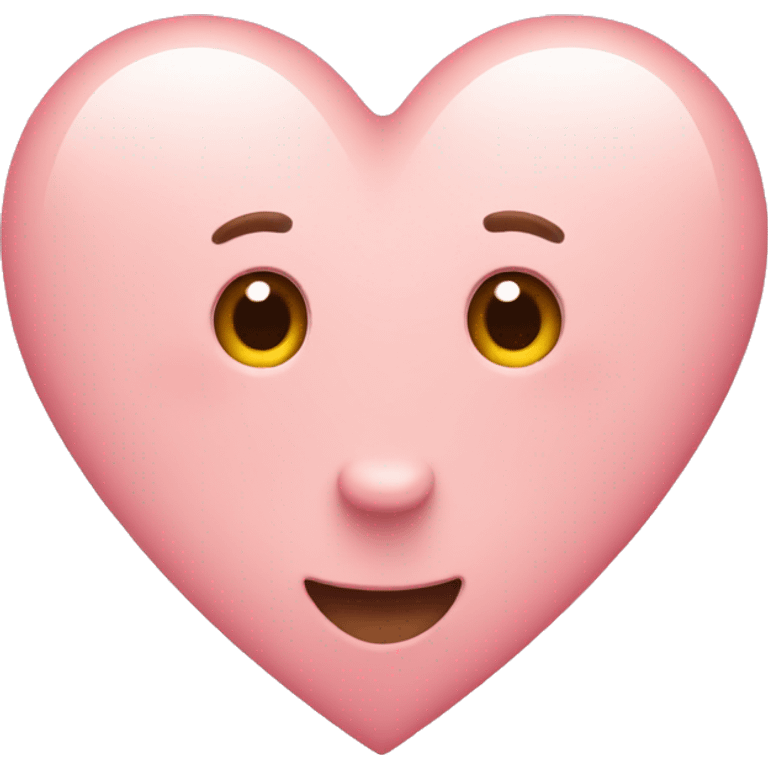 light pink heart emoji emoji