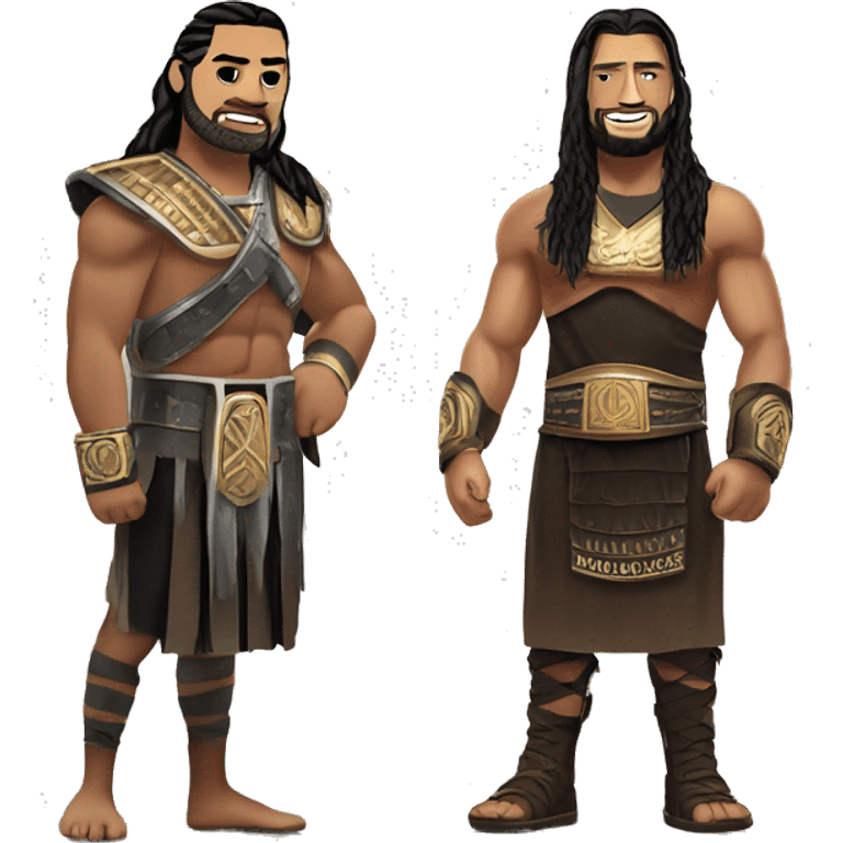 Roman reigns the tribal chief champion emoji