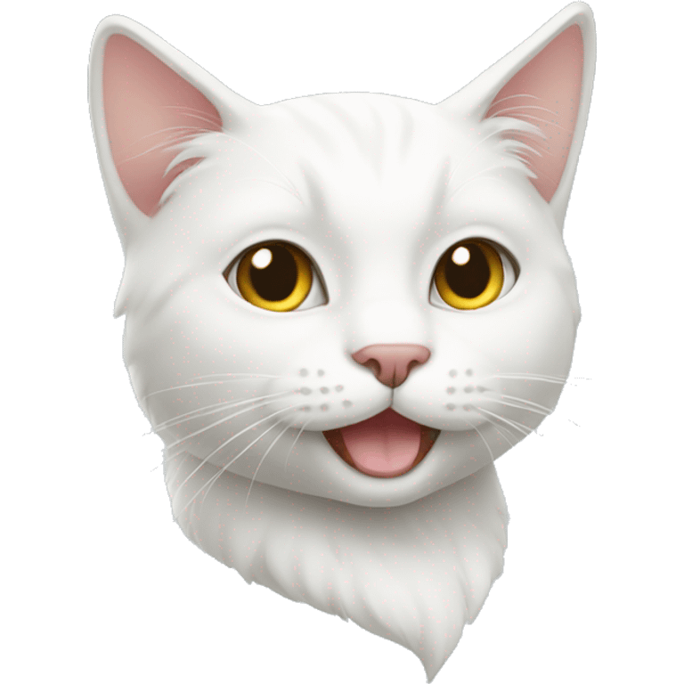 White cat emoji