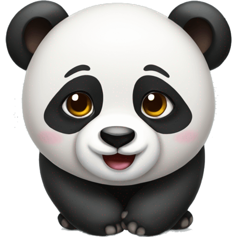 Cute panda emoji