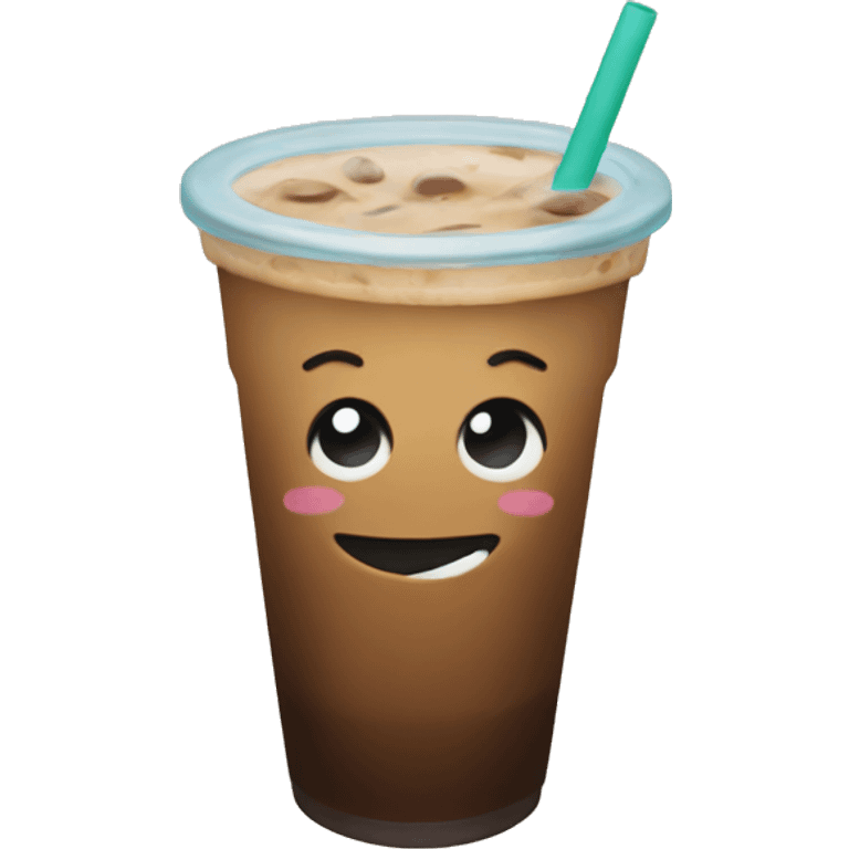 cold iced coffee emoji