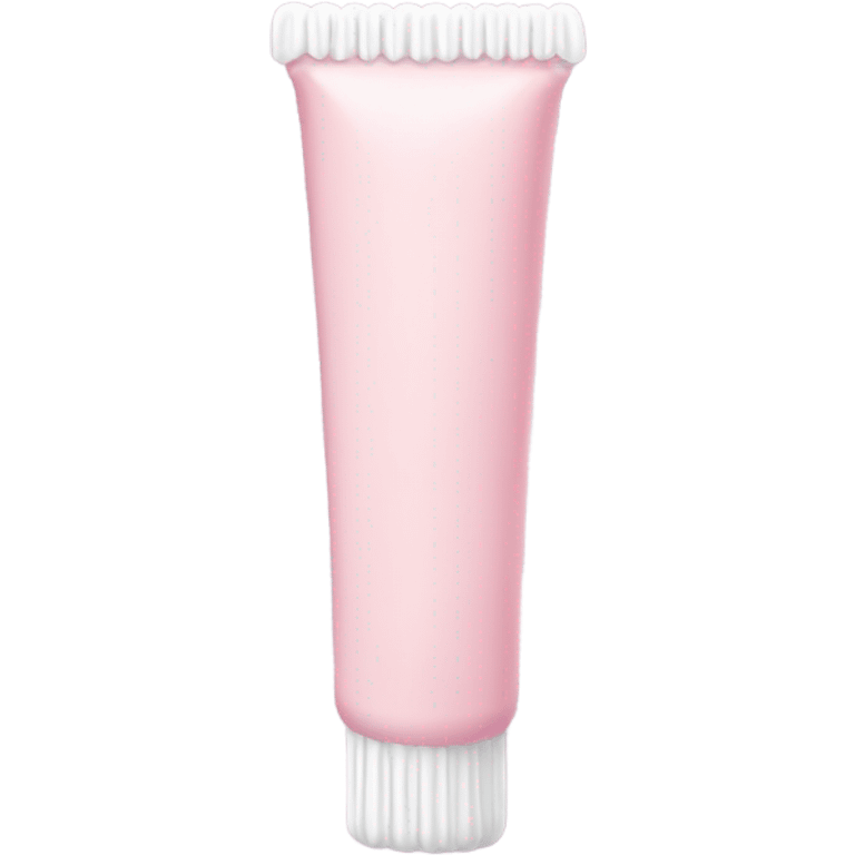 Long Pale pink toothpaste tube emoji