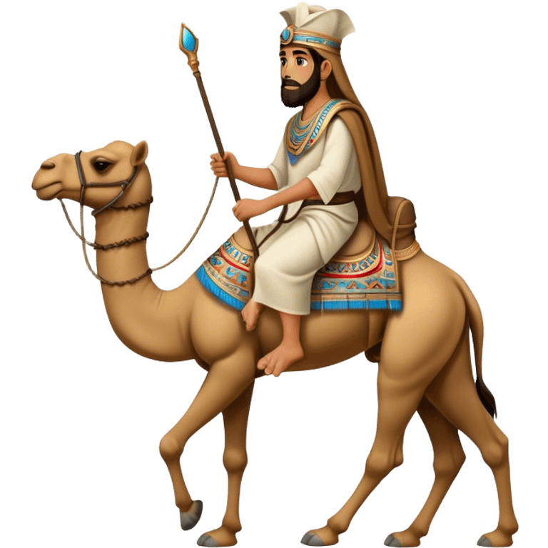 ancient israelite servant on camel emoji