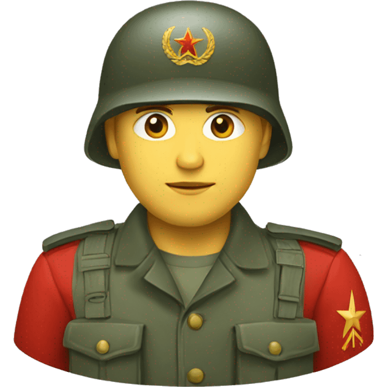 the USSR Soldier emoji