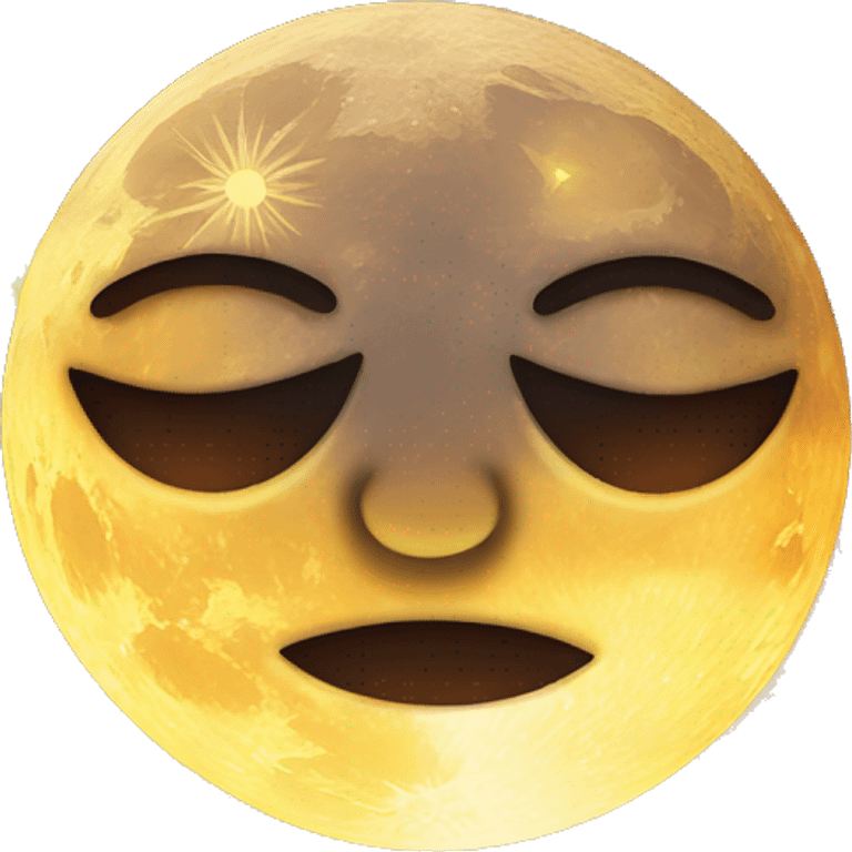 moon kissing the sun emoji