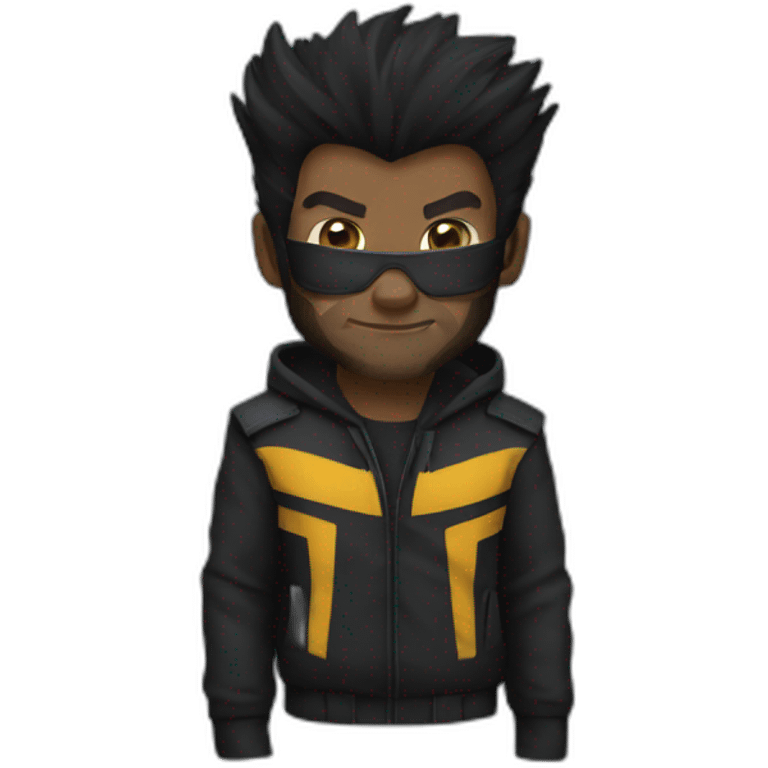 wolverine black clothes emoji