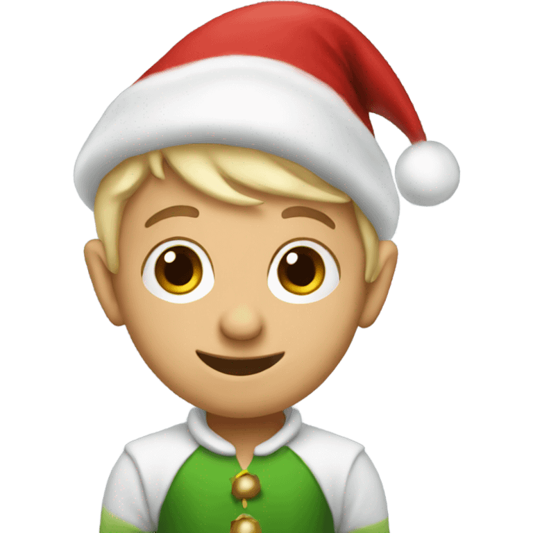 Christmas elf emoji