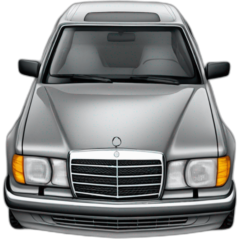 mercedes 300d turbo w124 grey emoji