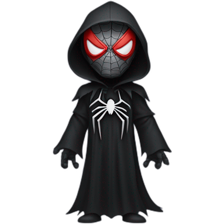 Grim Reaper dressed as Spider-Man emoji