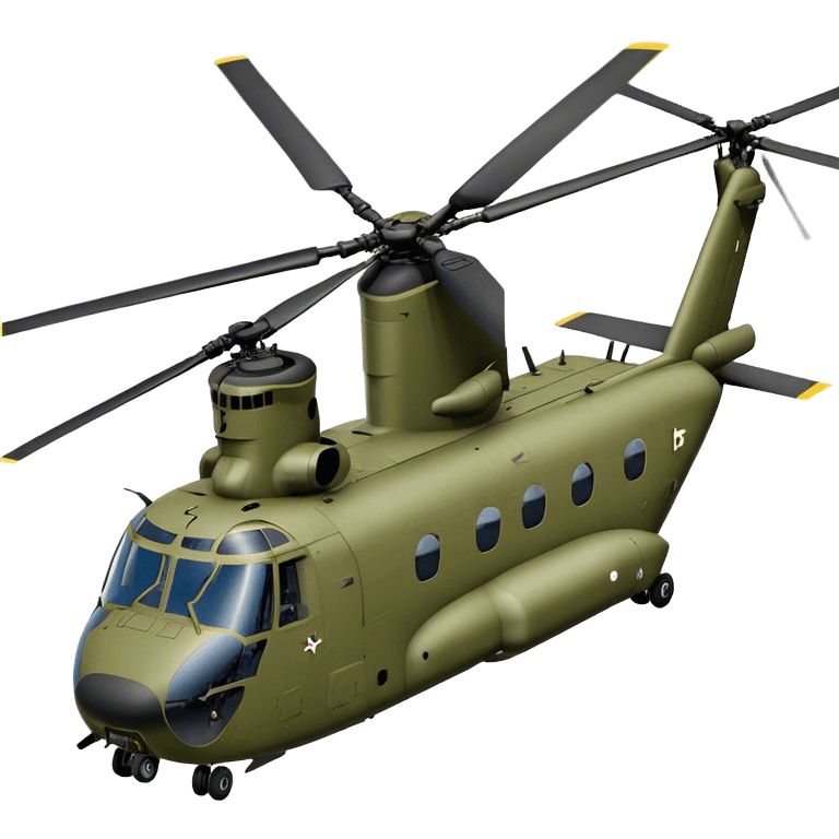 CH-47 Chinook Helicopter - boeing emoji