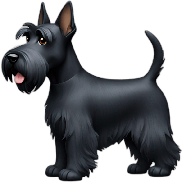 dog scottish terrier full body emoji