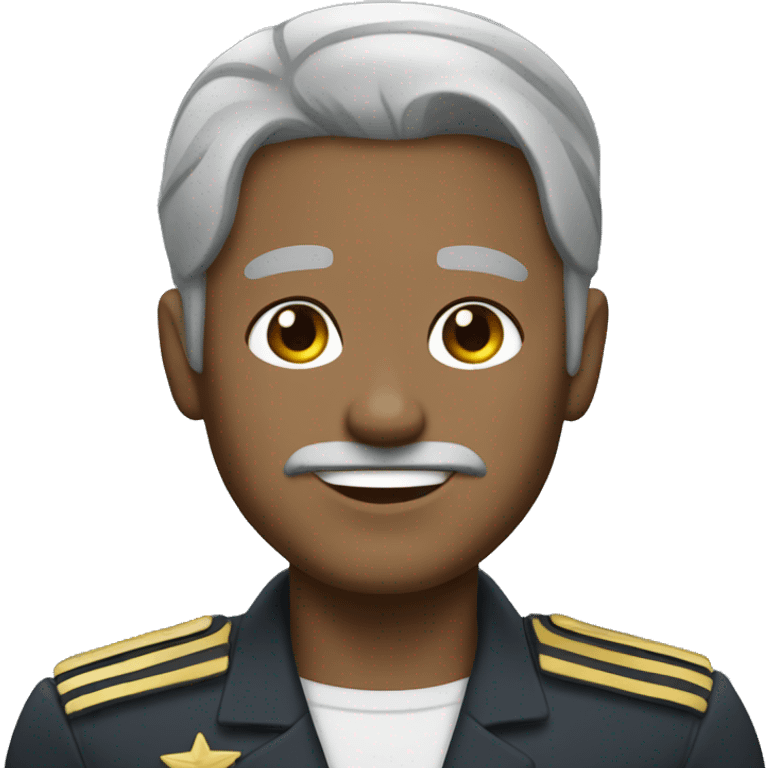 Captain Amerika with grey hair emoji