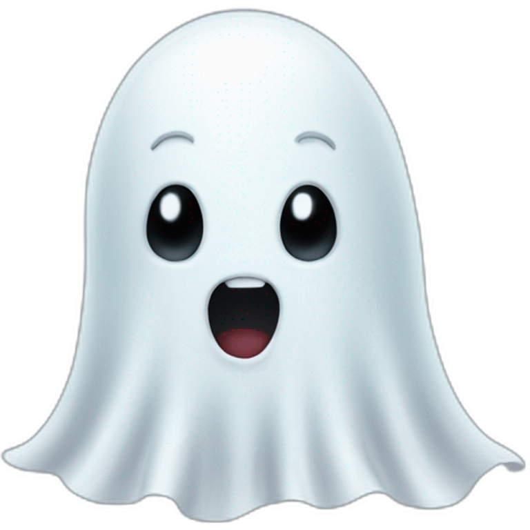 a funny little ghost emoji