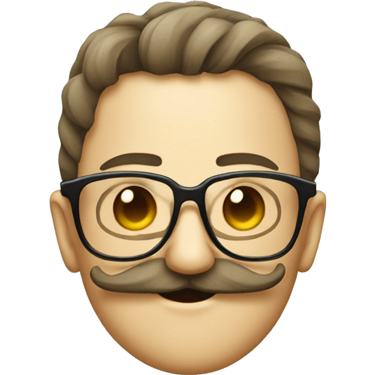 magic disguise mask of glasses mustache and nose emoji