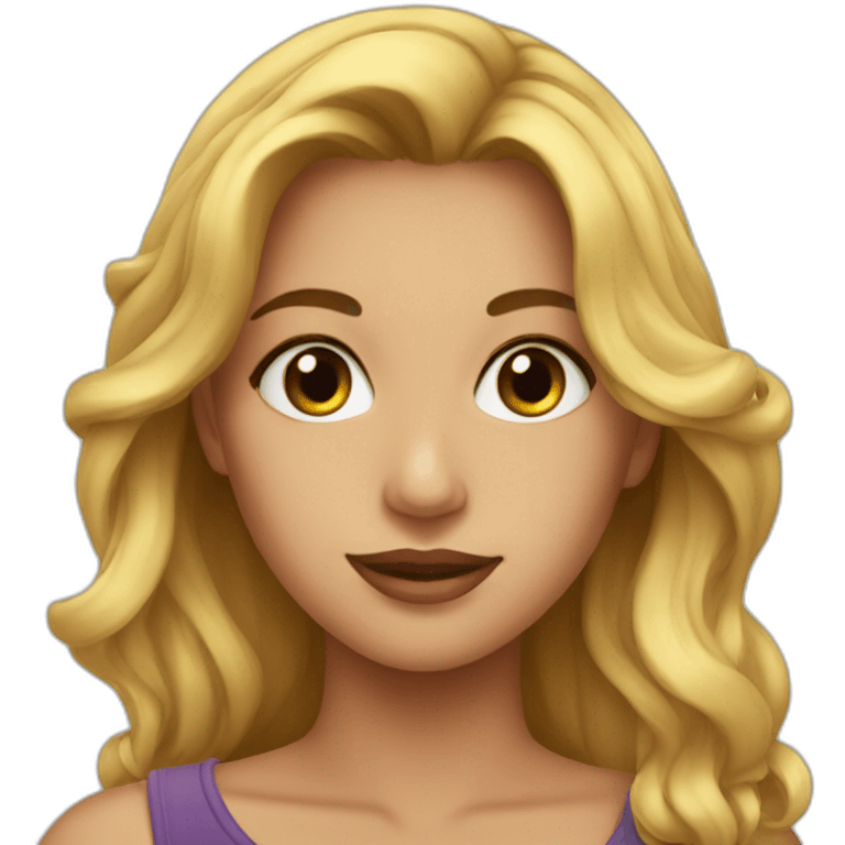 A beautiful women emoji