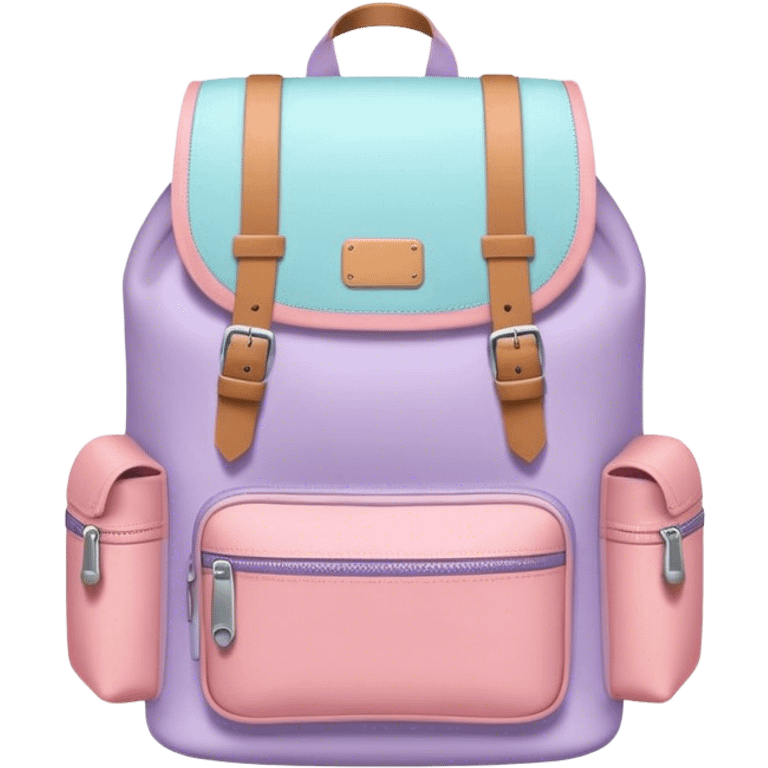 pastel backpack emoji