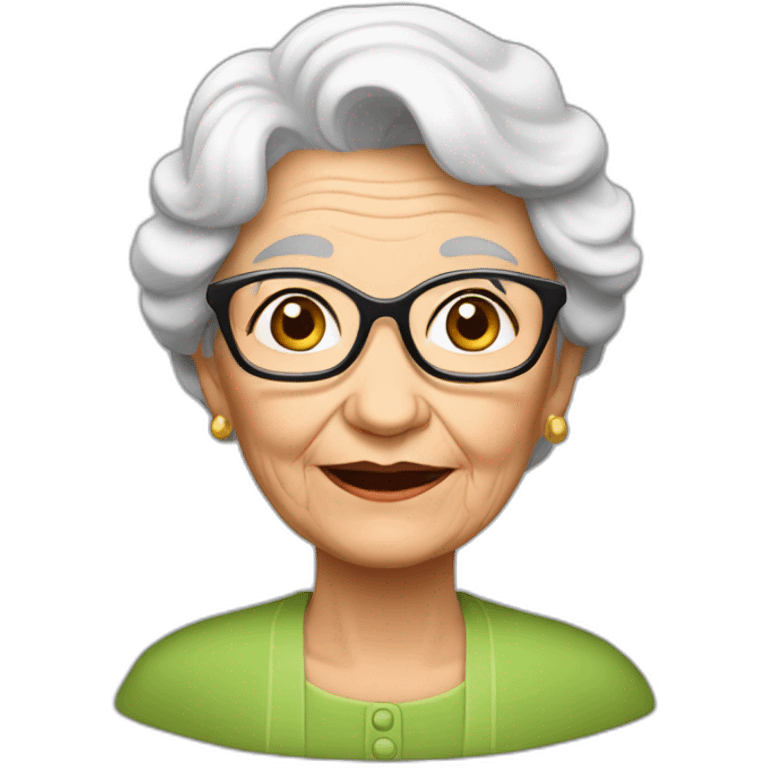 grand mère emoji