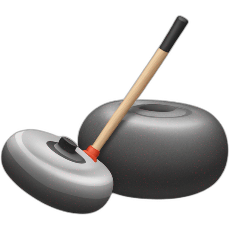 Curling’rock and lucky emoji