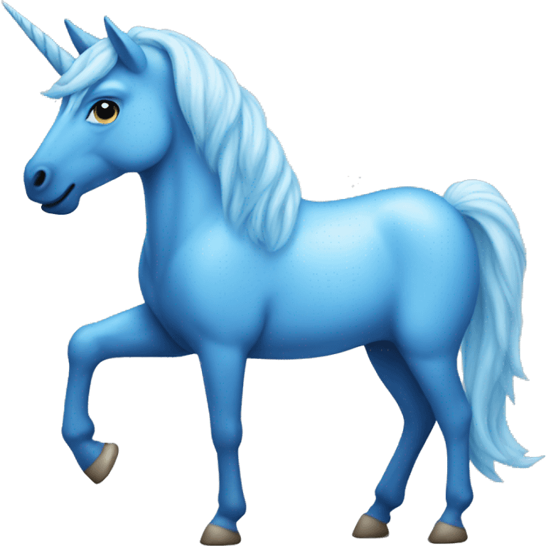 Blue Unicorn emoji