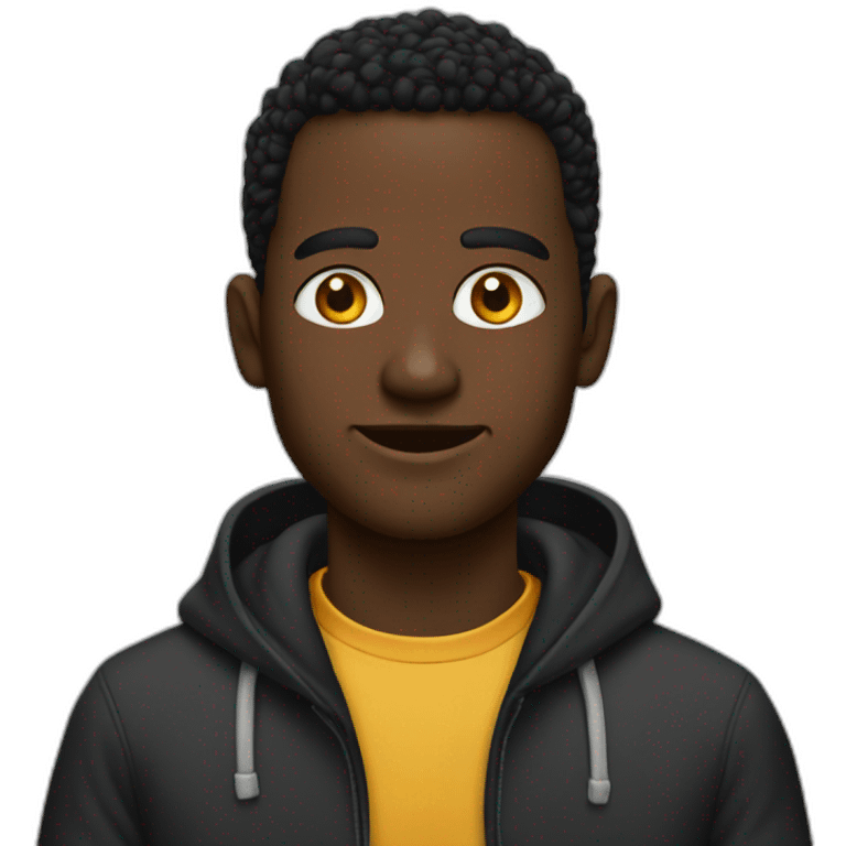 Black m emoji