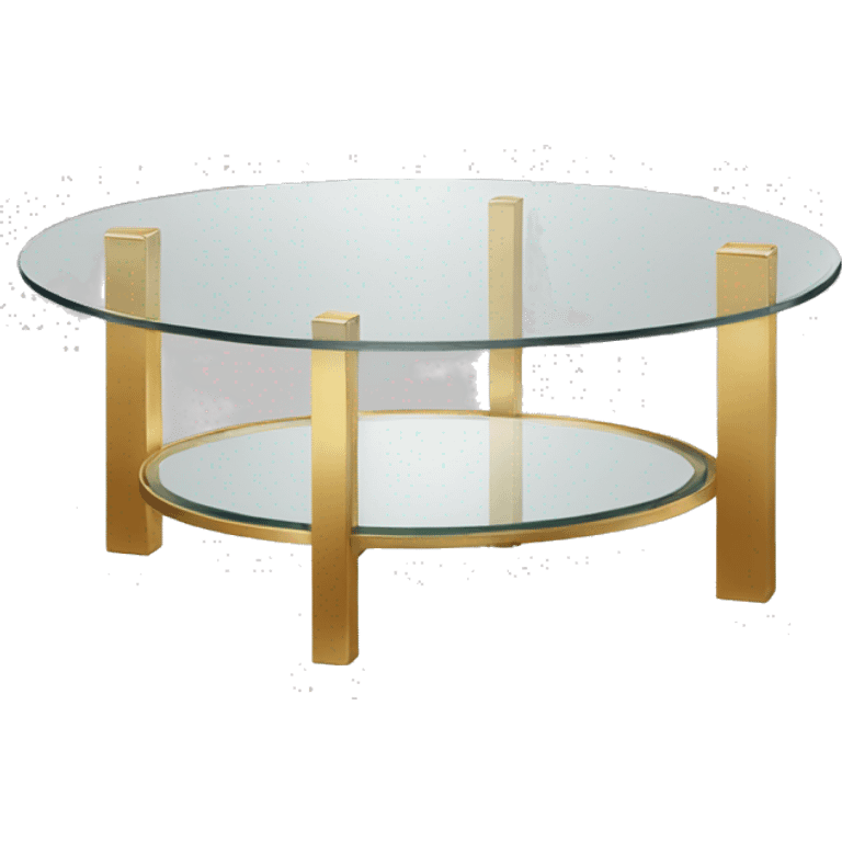 Golden-band-glass-coffee-table emoji