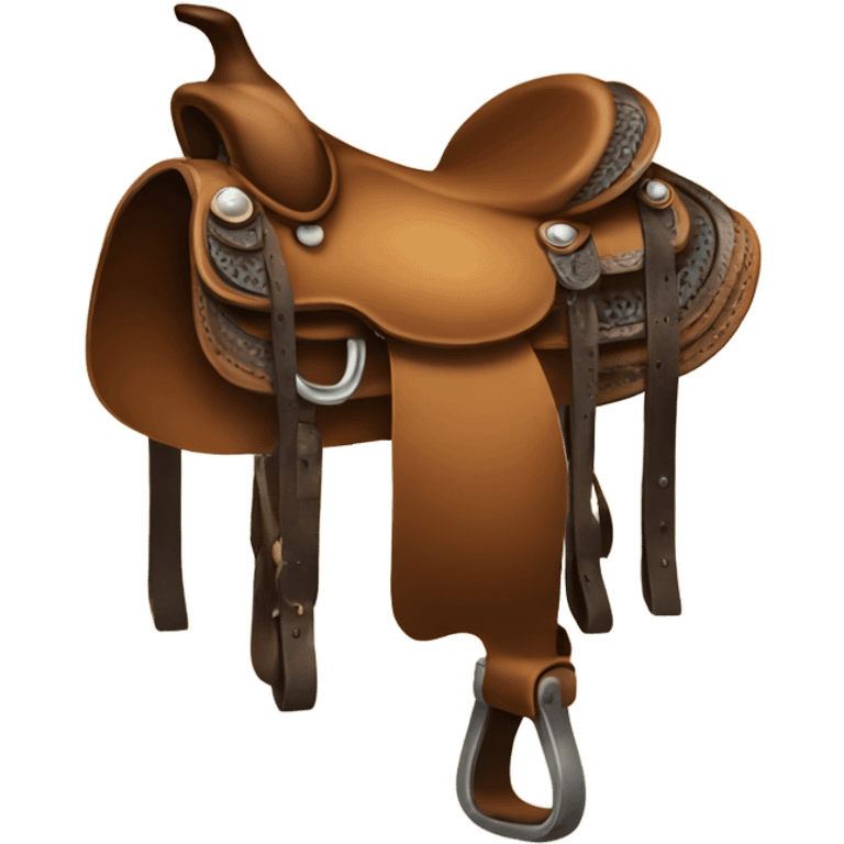 western saddle  emoji