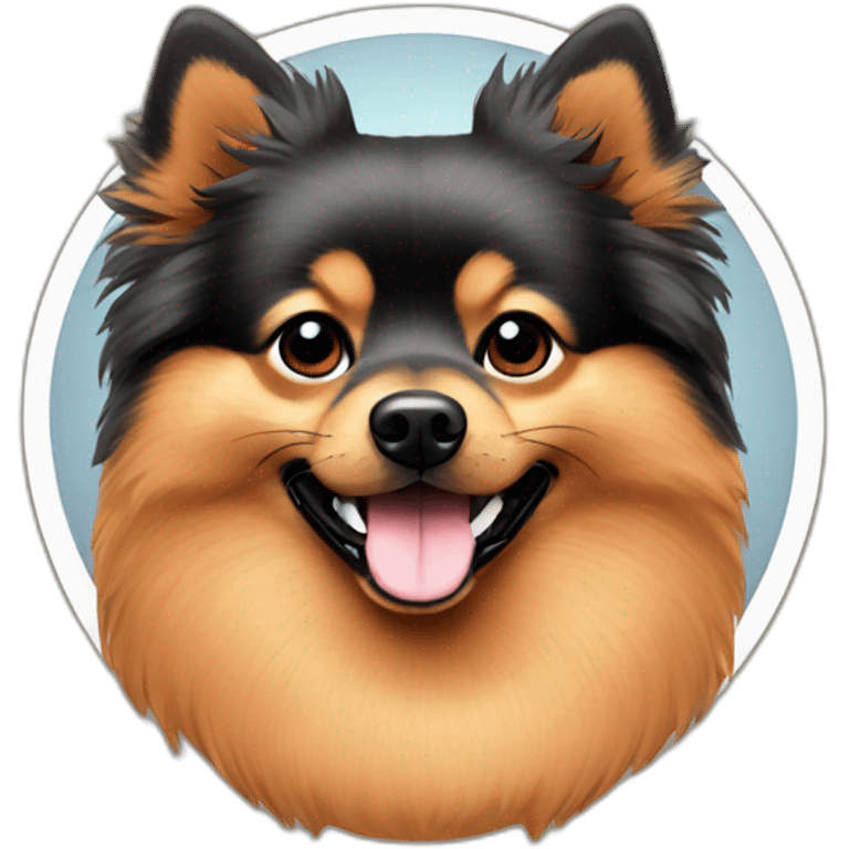 Red German Spitz emoji