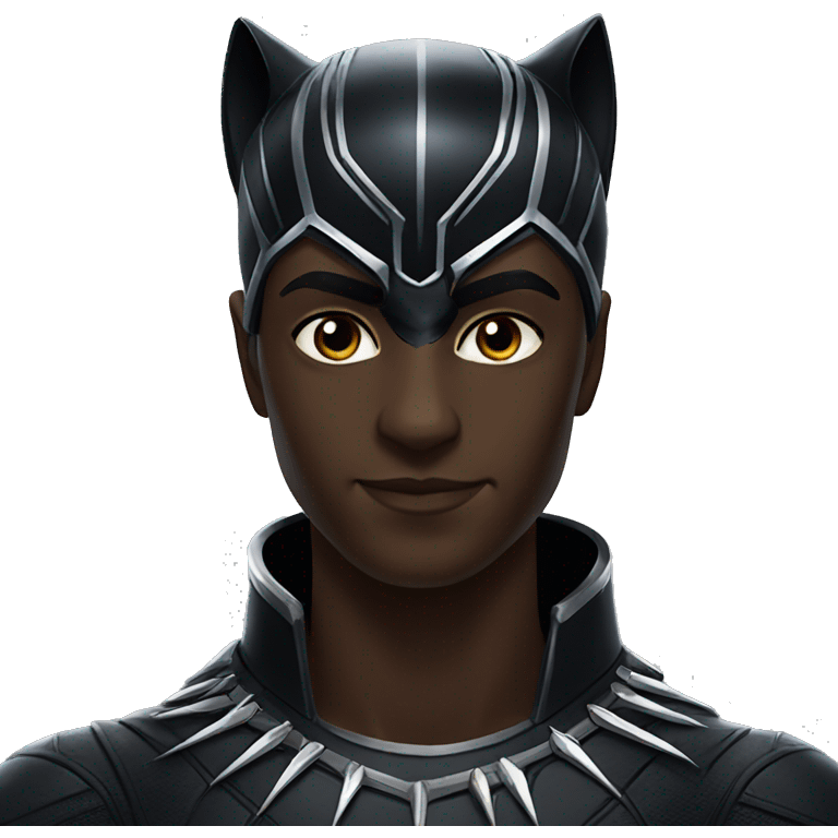 realistic winged black panther emoji