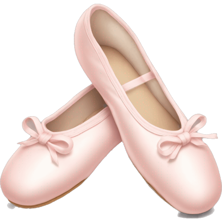 Pale pink ballet shoes emoji