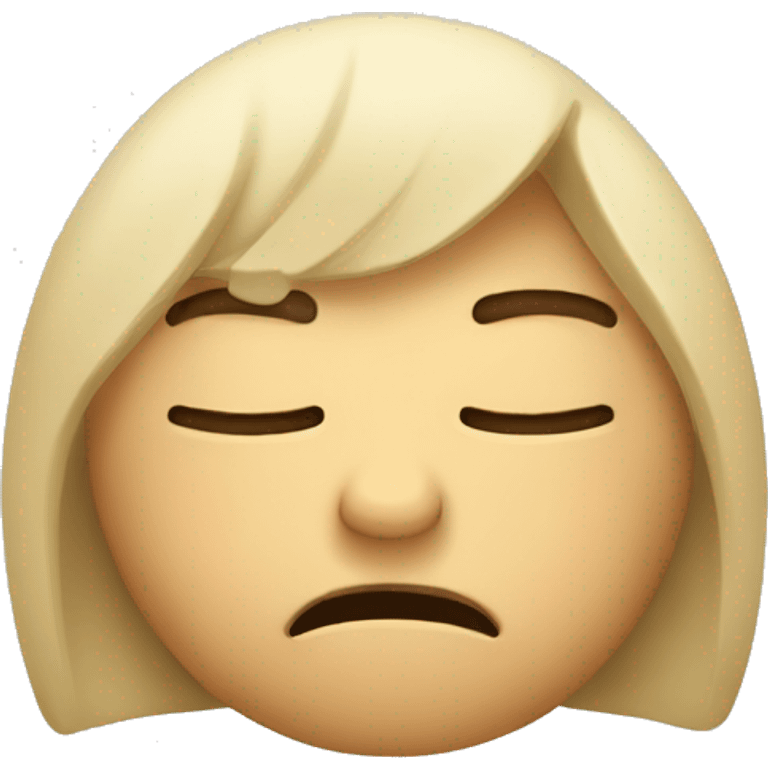 Sleepy emoji